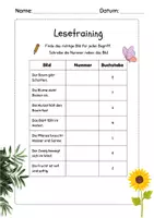 Vorschau - Arbeitsblätter - Pflanzen und Bäume Leseübung Grundschule Lesen DaZ Leseförderung - Seite 2