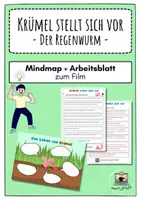 Vorschau - Arbeitsblätter - Der Regenwurm Krümel stellt sich vor - Deckblatt