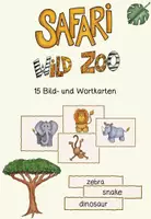 Vorschau - Bildkarten - Flashcards (Bild- und Wortkarten) safari / wild animals - Deckblatt