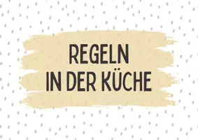 Vorschau - Poster - Küchenregeln - Deckblatt