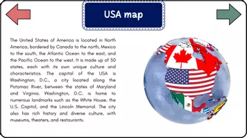 Vorschau - Präsentationen/Tafelbilder - Welcome to the USA! Präsentation mit Lesetexten - Seite 3