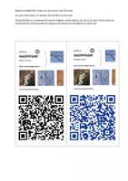 förhandsvisning - KNOPPAR i träden och på marken med QR-koder - försättsblad