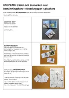 förhandsvisning - KNOPPAR i träden och på marken med bestämningskort + vinterknoppar + gissakort - försättsblad