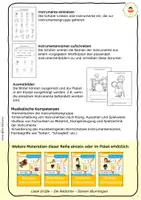 Vorschau - Arbeitsblätter - Schlaginstrumente im Orchester – Tafelkarten, Arbeitsblätter & Ausmalbilder 🎶 - Seite 2