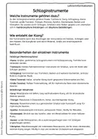 Vorschau - Arbeitsblätter - Schlaginstrumente im Orchester – Tafelkarten, Arbeitsblätter & Ausmalbilder 🎶 - Seite 3