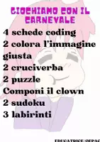 anteprima - Esercizi - raccolta di materiali per carnevale - Pagina 1