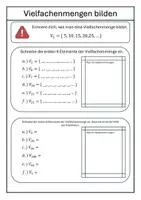 Vorschau - Arbeitsblätter - Teiler- und Vielfachenmengen - Seite 3