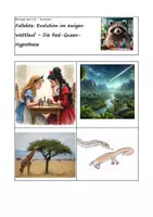 Vorschau - Arbeitsblätter - Fallakte: Evolution im ewigen Wettlauf – Die Red-Queen-Hypothese - Deckblatt