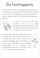 Vorschau - Arbeitsblätter - Fasching: Die Faschingsparty (Arbeitsheft) - Seite 2