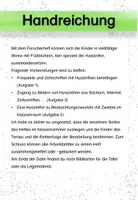 Vorschau - Arbeitsblätter - Forscherheft Hyazinthe Frühblüher Klasse 1 2 3 4 - Seite 1