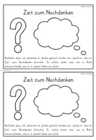 Vorschau - Mal- und Bastelvorlagen - Jesus in der Wüste Matthäus 4,1-11 Bibelgeschichte LESEHEFT - Seite 2