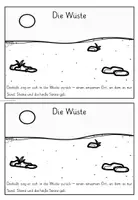 Vorschau - Mal- und Bastelvorlagen - Jesus in der Wüste Matthäus 4,1-11 Bibelgeschichte LESEHEFT - Seite 3