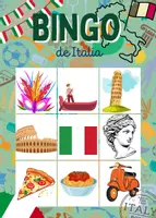 Vista previa - Juegos / Gamificación - Bingo Infantil sobre Italia con imágenes - página 3