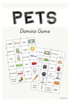 Vorschau - Stationenlernen - Pets Zubehör: Domino Game für den Englischunterricht - Deckblatt