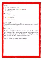 Vorschau - Fördermaterial/Inklusion - Schüttelsätze (Wissen über Tiere) - Seite 1