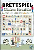 Vorschau - Spiele - Spielplan / Brettspiel "Meine Familie" mit Stammbaum - DaZ / Deutsch - Deckblatt