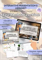 Vorschau - Präsentationen/Tafelbilder - Technik interaktive Präsentation und Merkheft - Arbeiten mit Bohrmaschinen - Deckblatt