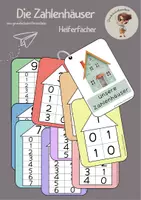 Vorschau - Anderer Materialtyp - Die Zahlenhäuser - Der Helferfächer - Deckblatt