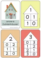 Vorschau - Anderer Materialtyp - Die Zahlenhäuser - Der Helferfächer - Seite 1