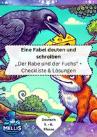 Vorschau - Arbeitsblätter - Fabeln Klasse 5/6: Der Rabe und der Fuchs - Deckblatt