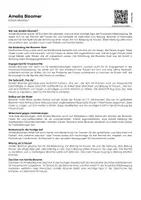 Vorschau - Arbeitsblätter - Amelia Bloomer (Infotext und Übungen) - Deckblatt