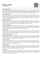 Vorschau - Arbeitsblätter - Rebecca West (Infotext und Übungen) - Deckblatt