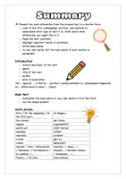 Vorschau - Arbeitsblätter - How to Write a Summary: Method Kit - Deckblatt