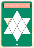 Vorschau - Arbeitsblätter - Legestern Frühling Wortebene Klettmappe und Legematerial - Seite 2