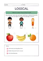 Vorschau - Arbeitsblätter - Logicals Lesespiel Rätsel Englisch drei Schwierigkeitsgrade MIT Lösungen - Seite 2