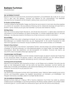 Vorschau - Arbeitsblätter - Barbara Tuchman (Infotext und Übungen) - Deckblatt