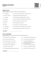 Vorschau - Arbeitsblätter - Barbara Tuchman (Infotext und Übungen) - Seite 1