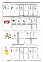 Vorschau - Arbeitsblätter - Stempelwörter A-Z - Seite 2