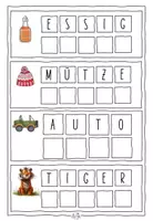 Vorschau - Arbeitsblätter - Stempelwörter A-Z - Seite 3