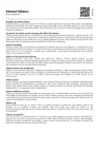 Vorschau - Arbeitsblätter - Edward Gibbon (Infotext und Übungen) - Deckblatt
