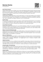 Vorschau - Arbeitsblätter - Norman Davies (Infotext und Übungen) - Deckblatt