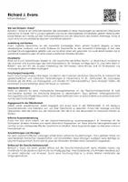 Vorschau - Arbeitsblätter - Richard J. Evans (Infotext und Übungen) - Deckblatt
