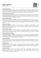 Vorschau - Arbeitsblätter - Simon Schama (Infotext und Übungen) - Deckblatt