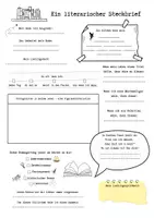 Vorschau - Arbeitsblätter - Neue Deutschklassen kennenlernen - ein literarischer Steckbrief - Seite 2