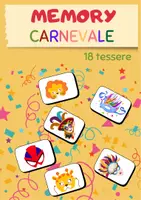 anteprima - Materiale di supporto/inclusione - Memory di Carnevale - 18 Tessere! - Pagina di copertina