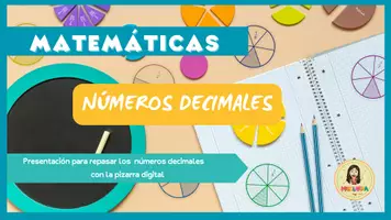 Vista previa - Hojas de trabajo - EJERCICIOS - NÚEMROS DECIMALES PARA LA PIZARRA DIGITAL - Portada