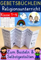 Vorschau - Arbeitsblätter - Gebetsbüchlein to go basteln - Beten und Gebete Religion - Deckblatt