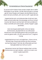 Vorschau - Arbeitsblätter - Kamishibai - Freundschaft - Seite 1