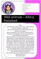 Vorschau - Spiele - Wild Animals Africa Freiarbeit Grundschule Englisch - Seite 2