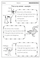 Vorschau - Arbeitsblätter - Wild Animals Africa Arbeitsblätter Englisch Grundschule - Seite 3