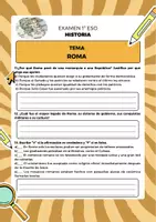 Vista previa - Hojas de trabajo - 1 ESO HISTORIA ROMA EXAMEN BILINGÜE - página 3