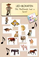 Vorschau - Bildkarten - Lied-Bildkarten: Old MacDonald had a farm - Deckblatt