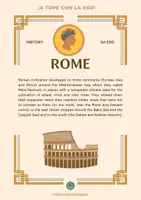 Vista previa - Unidades / Secuencias / Situaciones de Aprendizaje - HISTORIA 1º ESO ROMA BILINGÜE - Portada