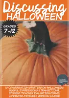 Vorschau - Stundenentwürfe - Halloween- Middle/High School Conversation Package - Seite 1