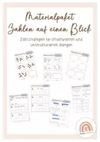 Vorschau - Unterrichtsreihen - Zahlen auf einen Blick - Anzahlerfassung im ZR 10 - Deckblatt