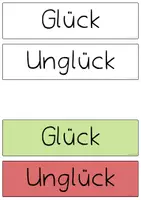 Vorschau - Arbeitsblätter - Glück - Arbeitsblätter und Gesprächsimpulse - Seite 1